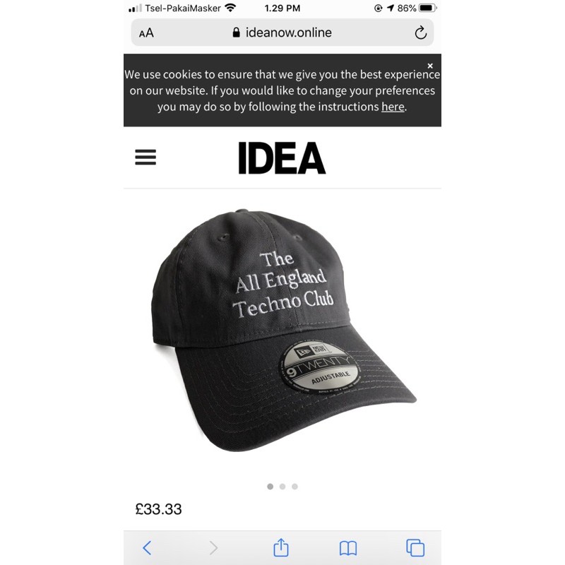 今季一番 The All Club Techno England キャップ - education.semel