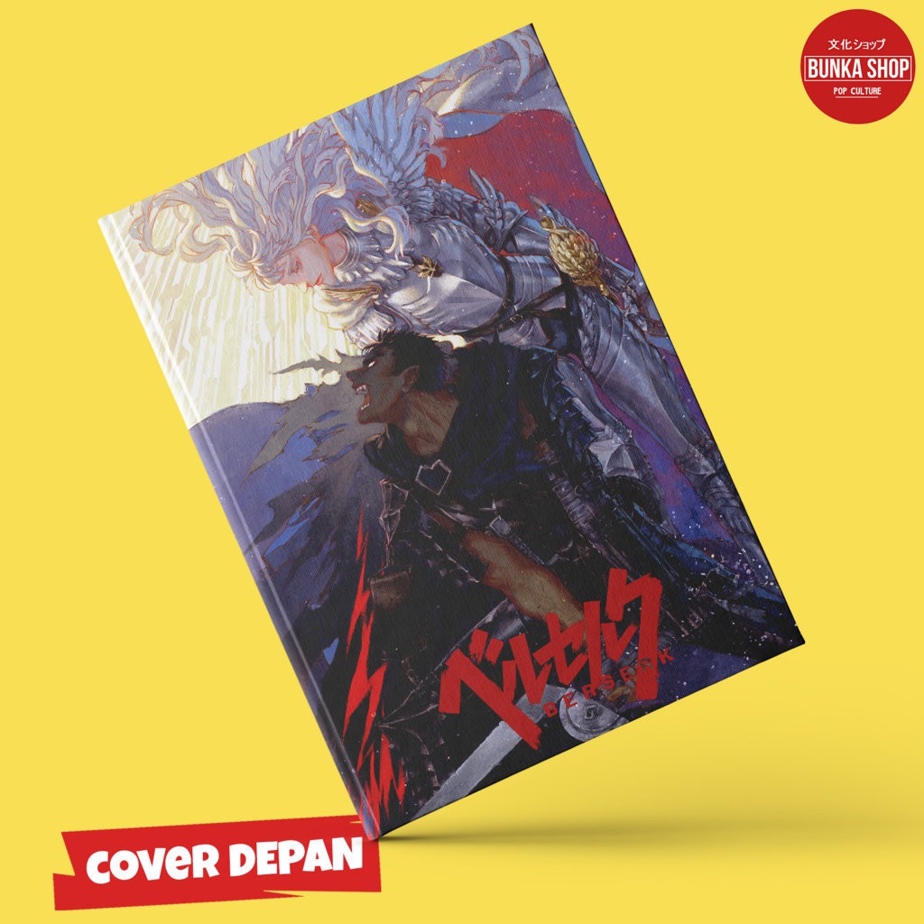 

Note Book Anime Berserk Guts and Griffith Hardcover A5 Buku Tulis Catatan Note Agenda Planner Jurnal