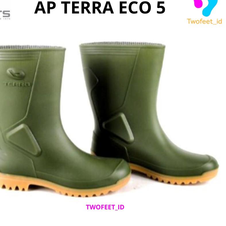 ● AP BOOTS TERRA ECO 5 SIZE 25-27 WARNA HIJAU / SEPATU AP BOOTS PENDEK TERRA ECO 5 HIJAU ✩