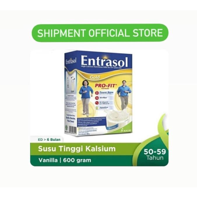 

(BISA COD) Entrasol Gold 600 Vanilla 2 X 300 G VANILA BOOM SALE Kode 116