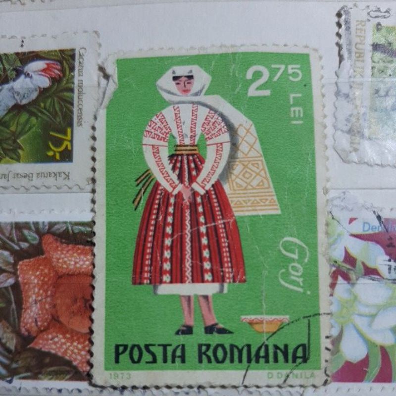 

stamp romana 1973, perangko romana 1973