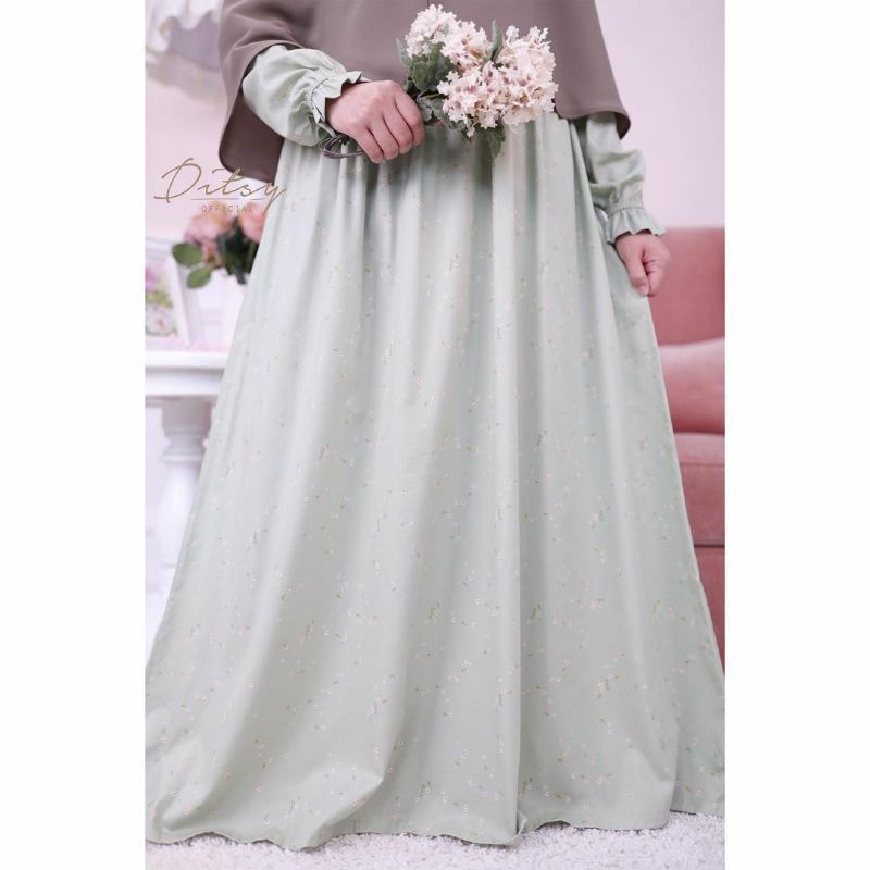 preloved ditsy like new maileen green size S