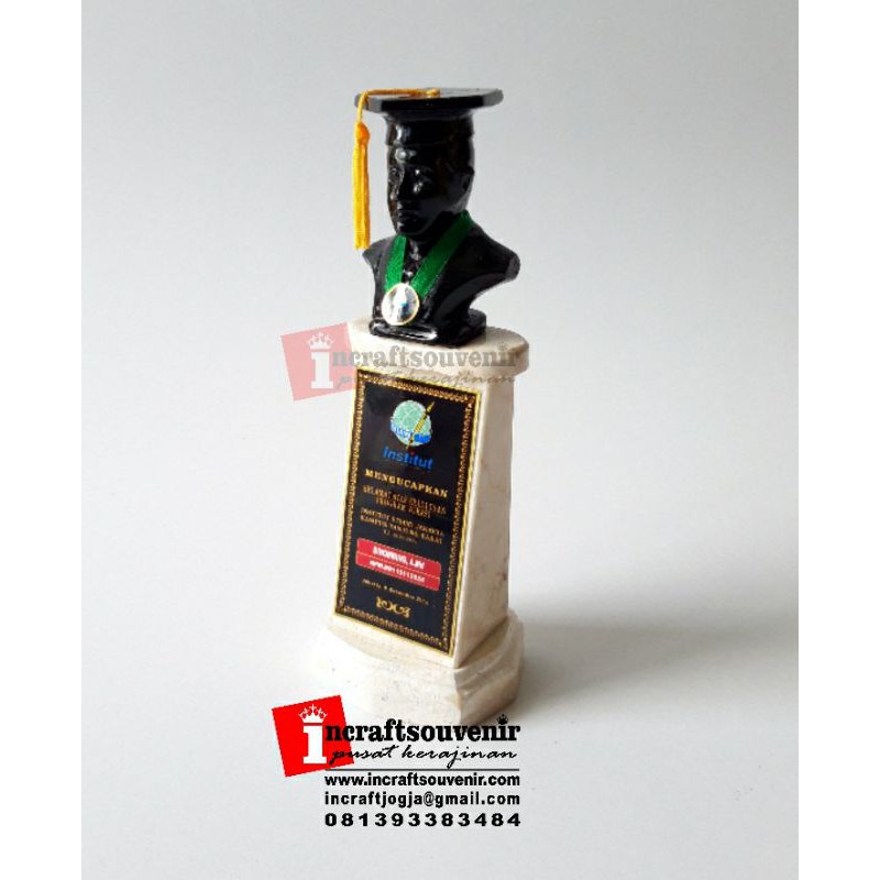 Plakat / souvenir wisuda marmer