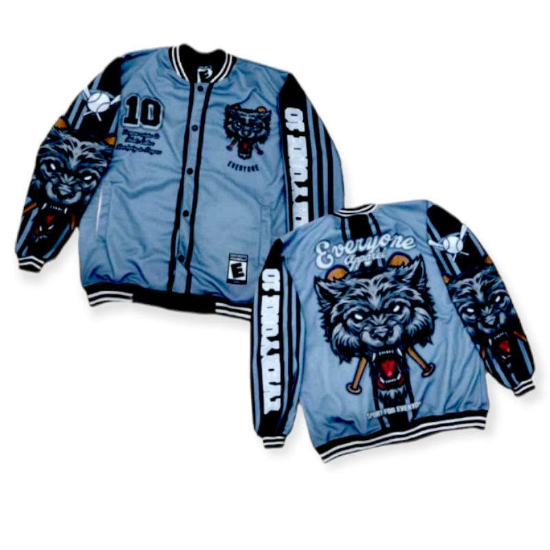 jaket pria Parsity/ Varsity keren/ varsity bisbol/ jaket bisbol/ Jaket Varsity Pria wanita-EVERYONE 10