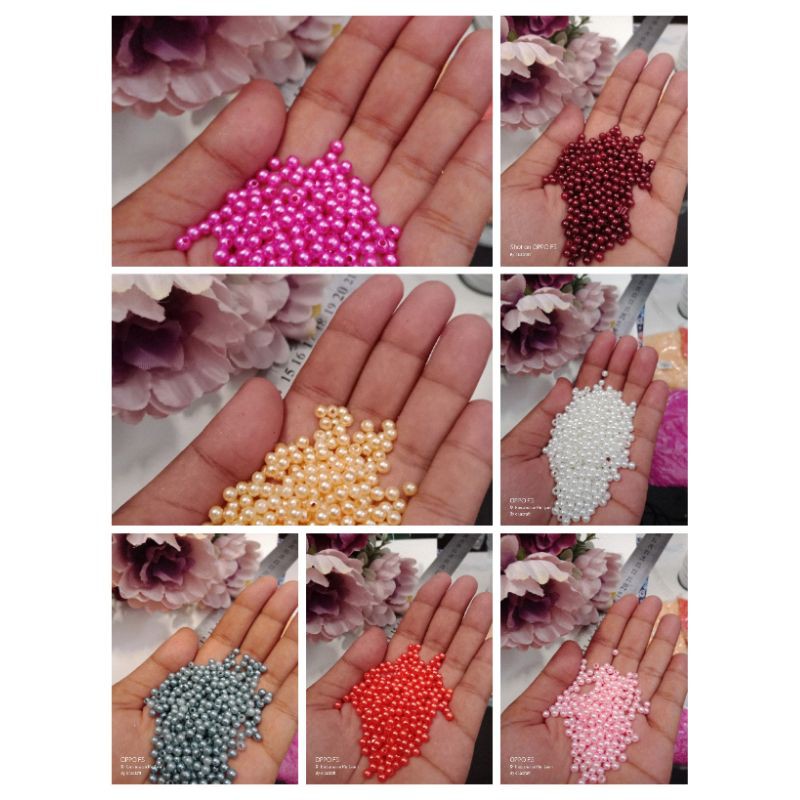 

mutiara /ringan /4mm/ 25gram