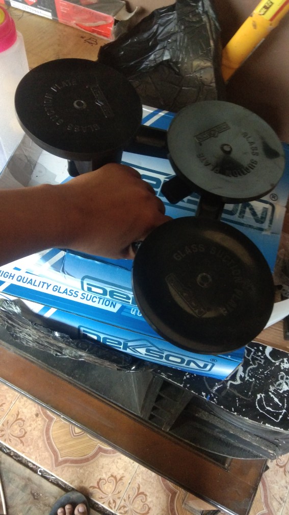 Kop Kaca Dekson/glass Suction 3 Kaki