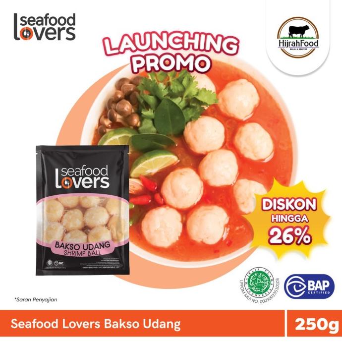 

Seafood Lovers Bakso Udang / Shrimp Ball (250 gr)