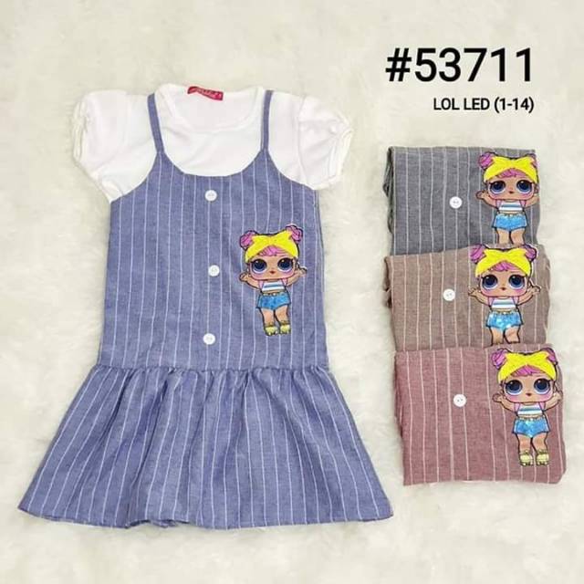 Dress Overall YANDET CATHERINE KIDS with LED