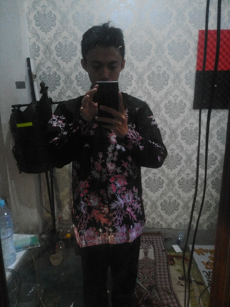 Kemeja Batik Pria Ppbtk07 Modern Lengan Panjang Casual Modis Trendy Masa Kini M L Xl Asli Pekalongan