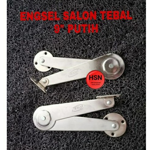 ENGSEL SALON TEBAL 9" PUTIH - ENGSEL SIKUTAN SIKU JENDELA