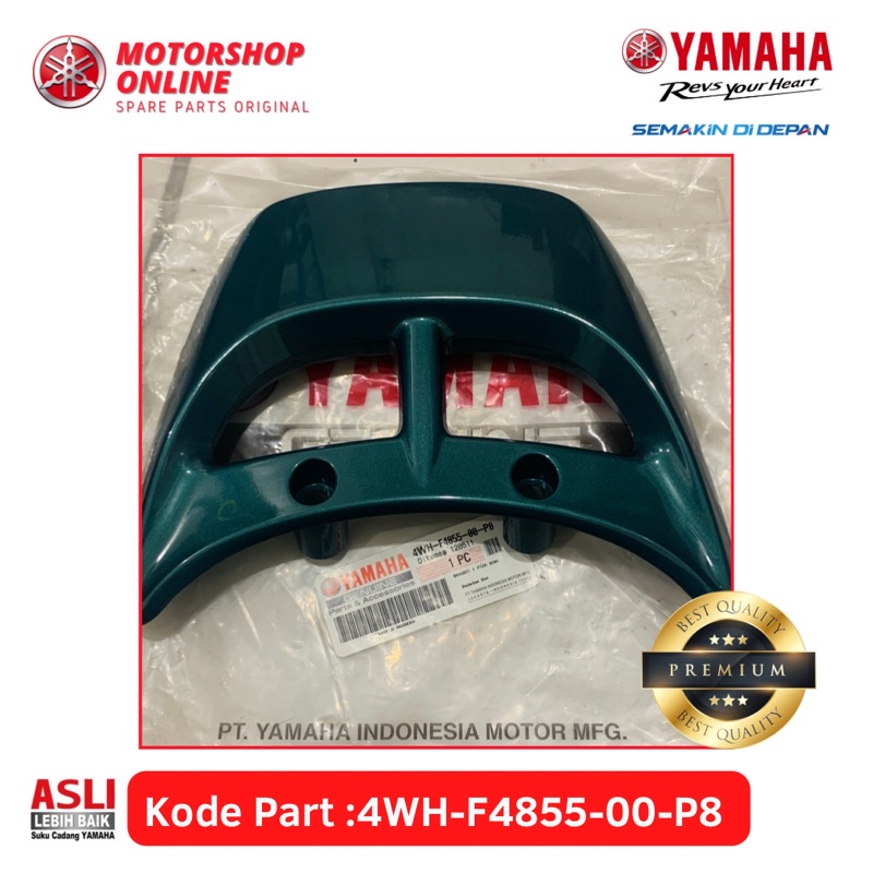 BEHEL BEGEL BELAKANG FIZR HIJAU CALTEX SPOILER SS TWO 4US-F4855-00-P8 ASLI 100% ORIGINAL YAMAHA