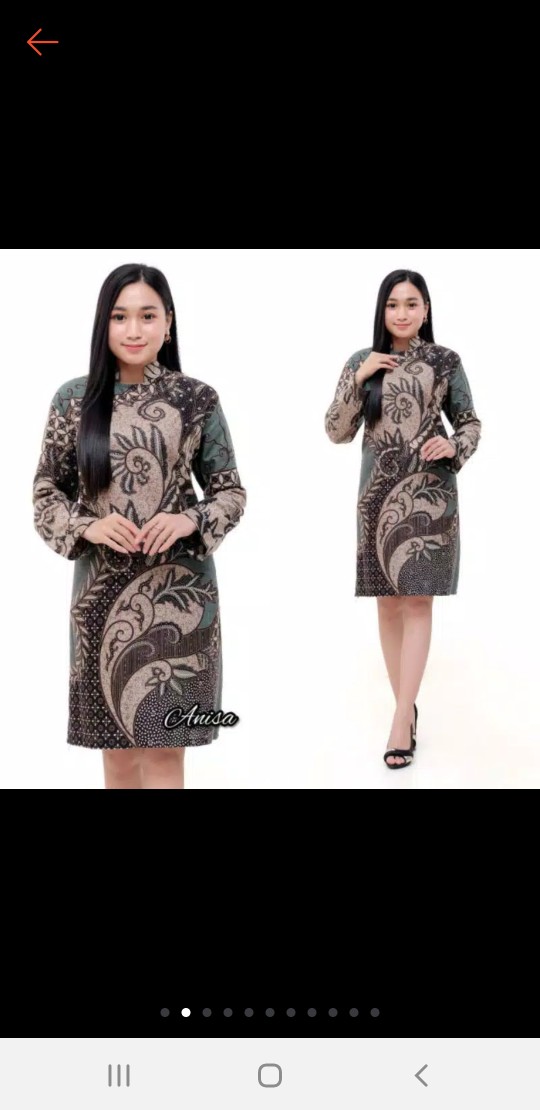 #bayar Di Rumah-tunik Batik Wanita Terlaris M L Xl Xxl