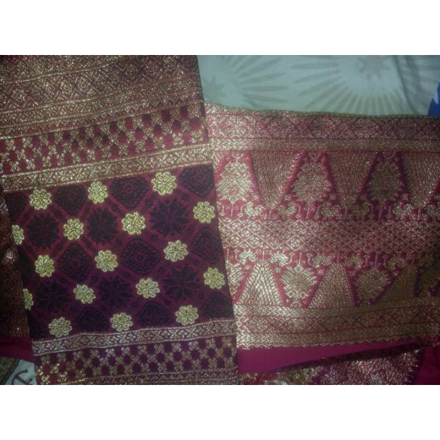 KAIN TENUN SONGKET ASLI PALEMBANG