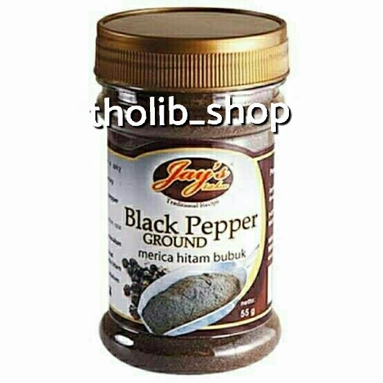 

bumbu jays jay's black pepper ground - merica hitam bubuk 55gr btl