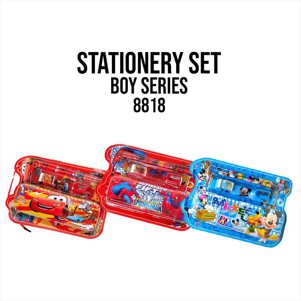 YA 747 - Stationery set / Alat tulis set / Paket alat tulis / Stationery set fancy 6 IN 1