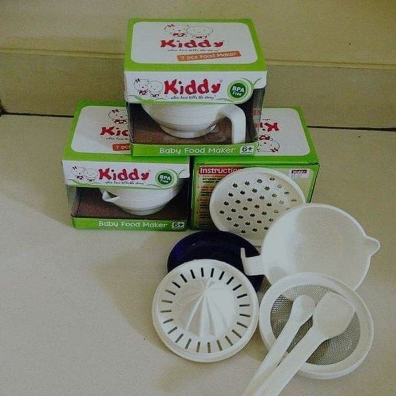 [rumahbayipdg] Kiddy baby food maker 7in1 alat perlengkapan Mpasi