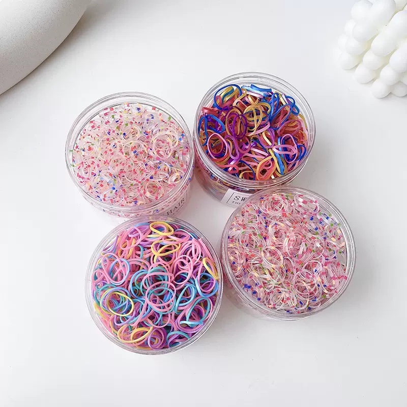 500-5000Pcs Disposable Rubber Band for Girls