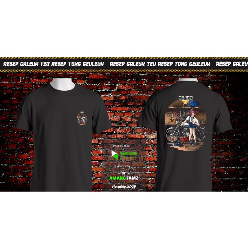 Kaos CB Kaos CB 100 Kaos Racing Kaos Otomotif Terlaris Murah