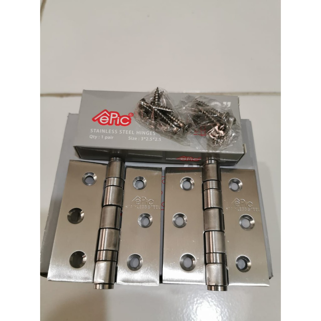 Engsel Tebal Kupu-kupu Stainless Steel 3 inch EPIC