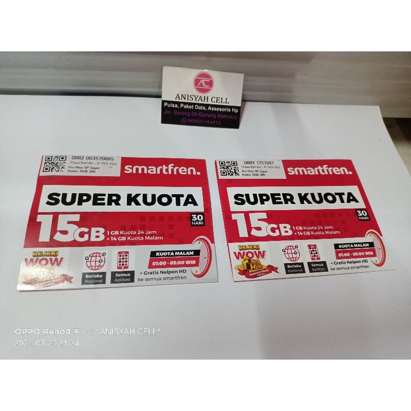 Perdana Smartfren 15 GB