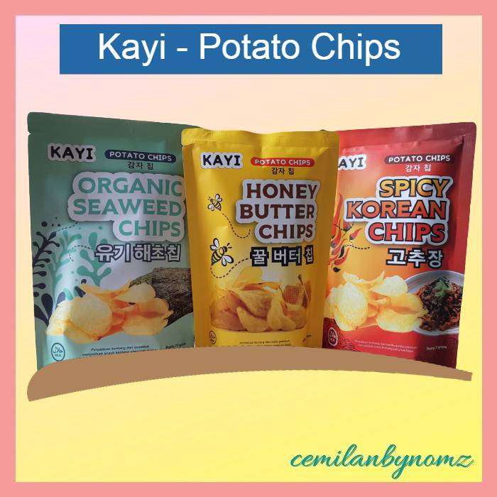 

KAYI - Keripik Kentang Potato Chips Snack Korea Cemilan Pedas Kekinian