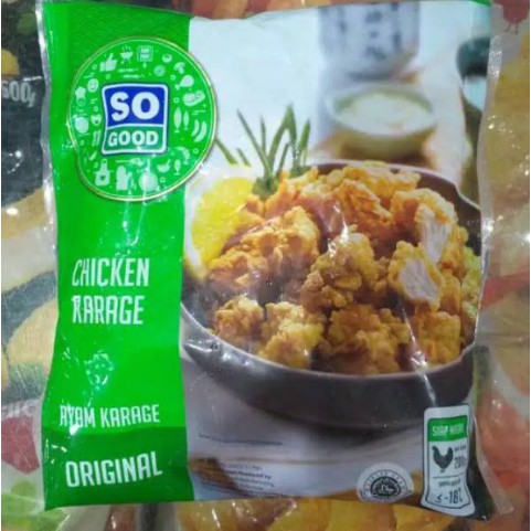 

SO GOOD CHICKEN KARAGE 450GR FRESH FROZEN FOOD