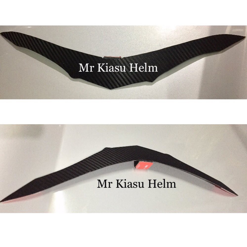 spoiler kyt 2 vision 2vision xrocket rocket carbon karbon helm