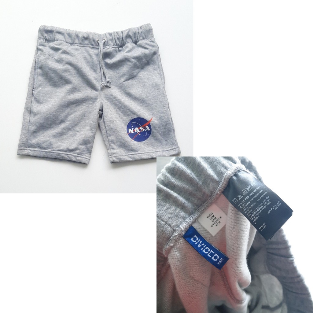 Short Pants H&amp;M Nasa / Celana Pendek Hnm Celana Pria Bawahan Pria Celana Hnm