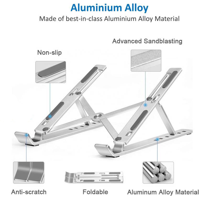 AK002 Stand Holder Laptop/Notebook Lipat Portable Anti Slip Multi Position FSB1