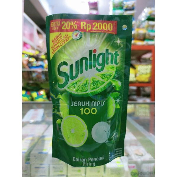 sunlight sabun cuci piring 105ml (2000)