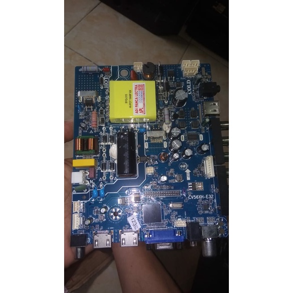 Mb - Mainboard - Motherboard - Mobo - Micom - Modul - Mesin Tv LED Polytron PLD24D123F - PLD24D123E 