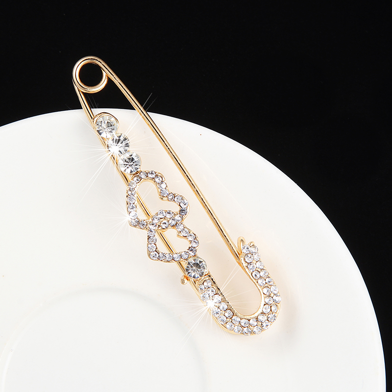 Pink Empress Lucu Korea Mutiara Bros Kepribadian Wanita High-end Korsase Pakaian Tetap Pin Aksesoris Hadiah-8