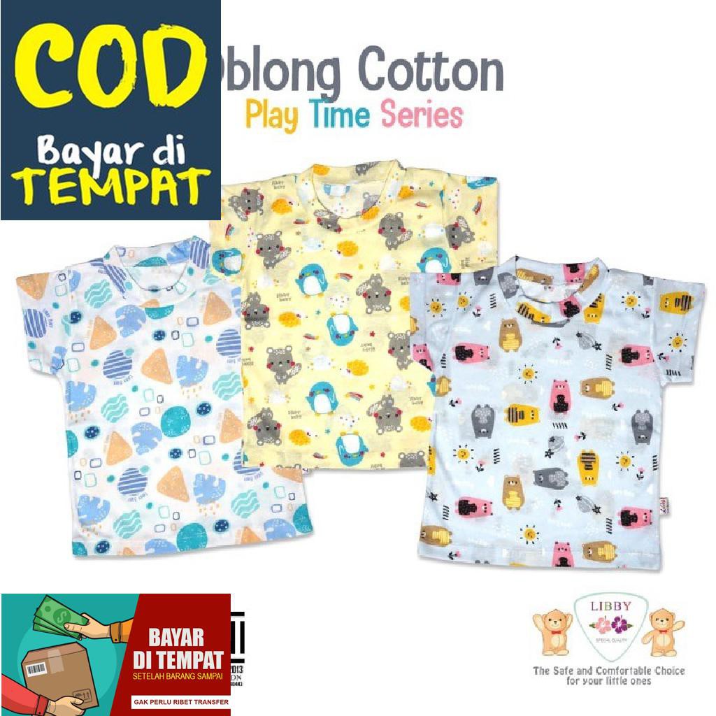 LIBBY OBLONG PENDEK ANAK BESAR RIB 2L XL XXL  KAOS OBLONG PENDEK LIBBY Sultan