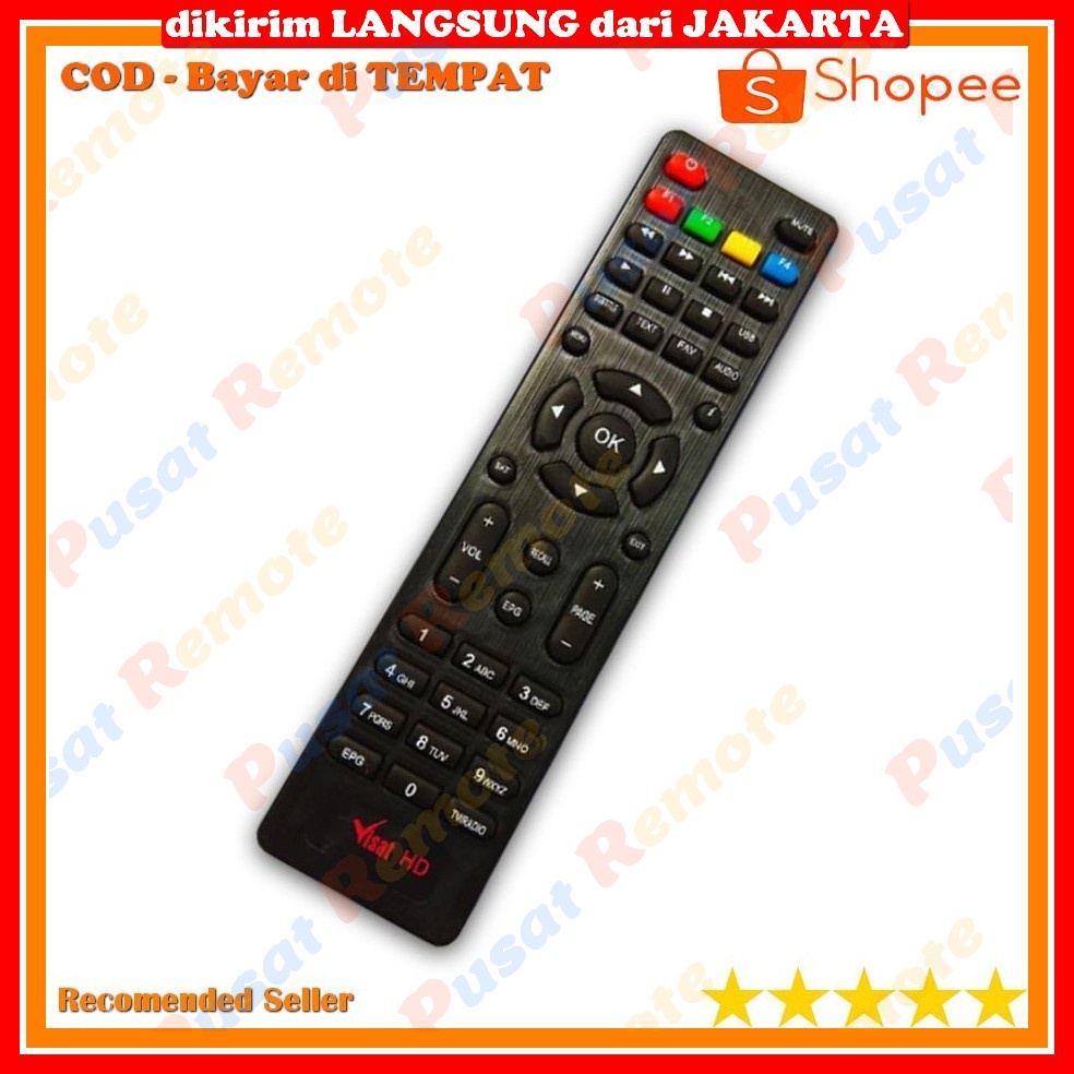 Best Seller Remot Control Remote STB DVB Receiver/Recever Parabola Visat HD Q1/Ultra/Ultimate MPEG4