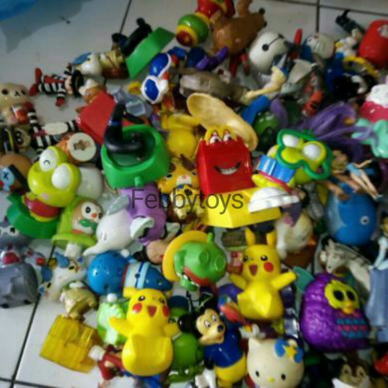 [Isi 1kg] Mainan McDonald's Second Mainan MCD Bekas Kiloan Isi Random 22pcs Campur Tidak Bisa Pilih