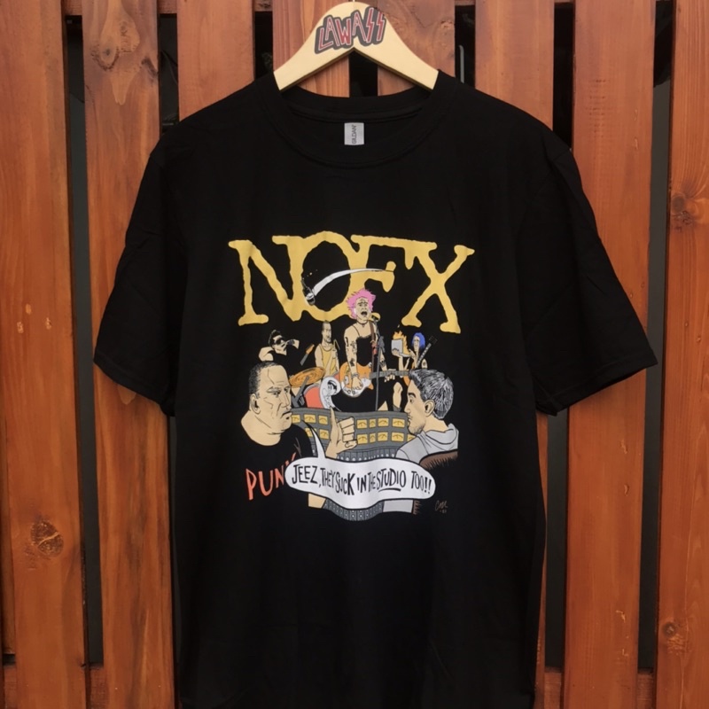 Tshirt Band Original NOFX ‘Suck In The Studio’
