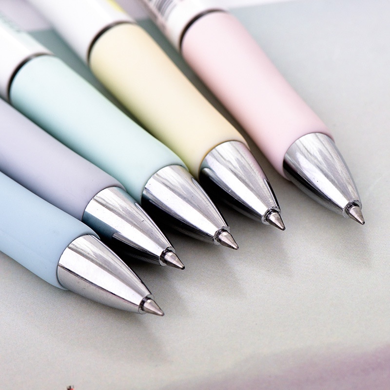 Pulpen Gel 0.5mm Tahan Lama Warna Hitam Untuk Sekolah / Kantor