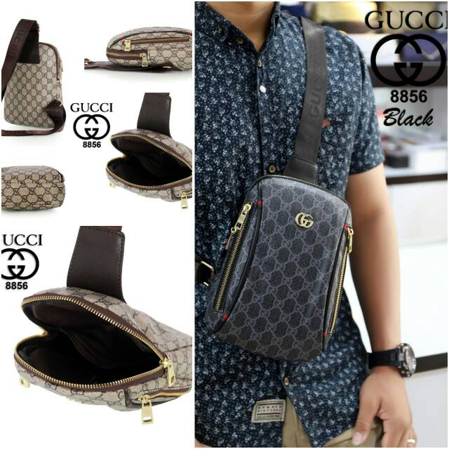 Tas Pria Waist Bag GUCCI 8856