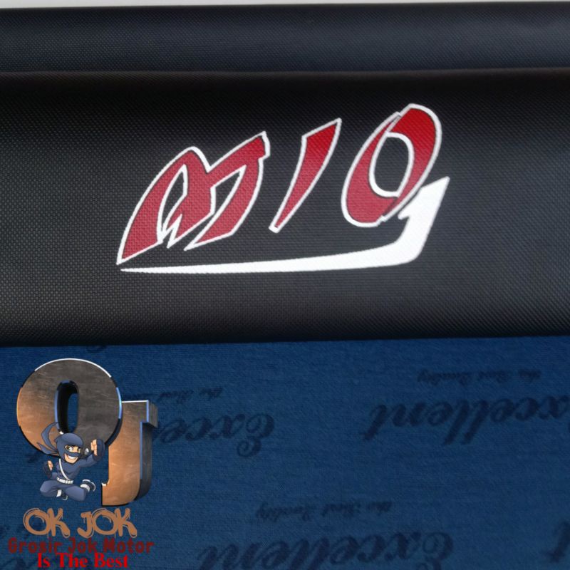 Kulit Jok Motor Mio J Sablon/Kulit Jok Motor Variasi/Sarung Jok Motor Mio/Ok Jok