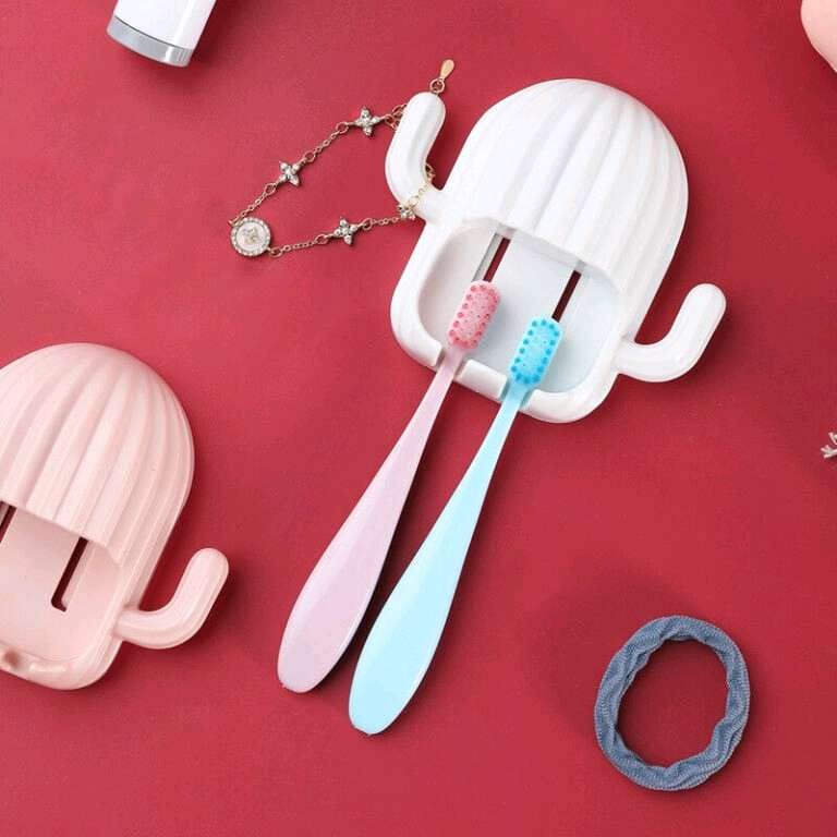 Gantungan Tempat Sikat Gigi Model Kaktus Toothbrush Holders