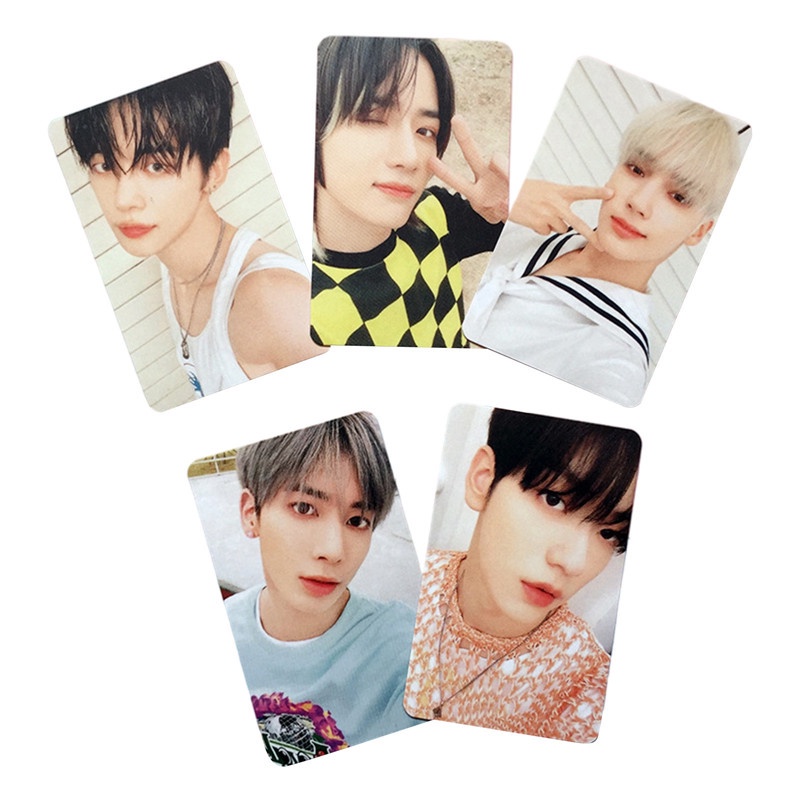 5pcs / Set Kartu Foto Lomo Kpop TXT The Chaos Chapter: FREEZE Untuk Koleksi Fans