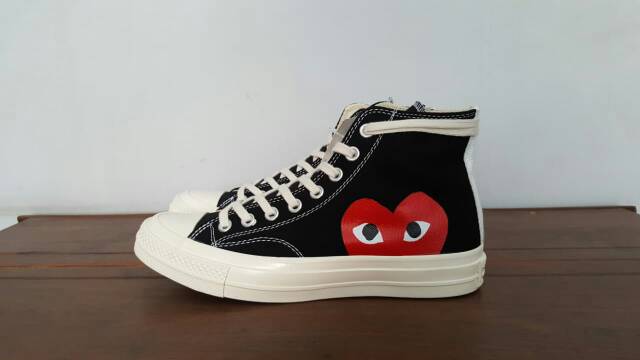 Converse CT 70 Hi Cdg Play Black Off White Mirror Quality