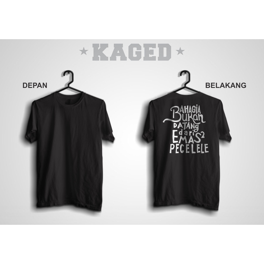 KAOS PECEL LELE KAOS LUCU KAOS PLESETAN KAOS KANG PECEL KAOS LAMONGAN #WARNAHITAM