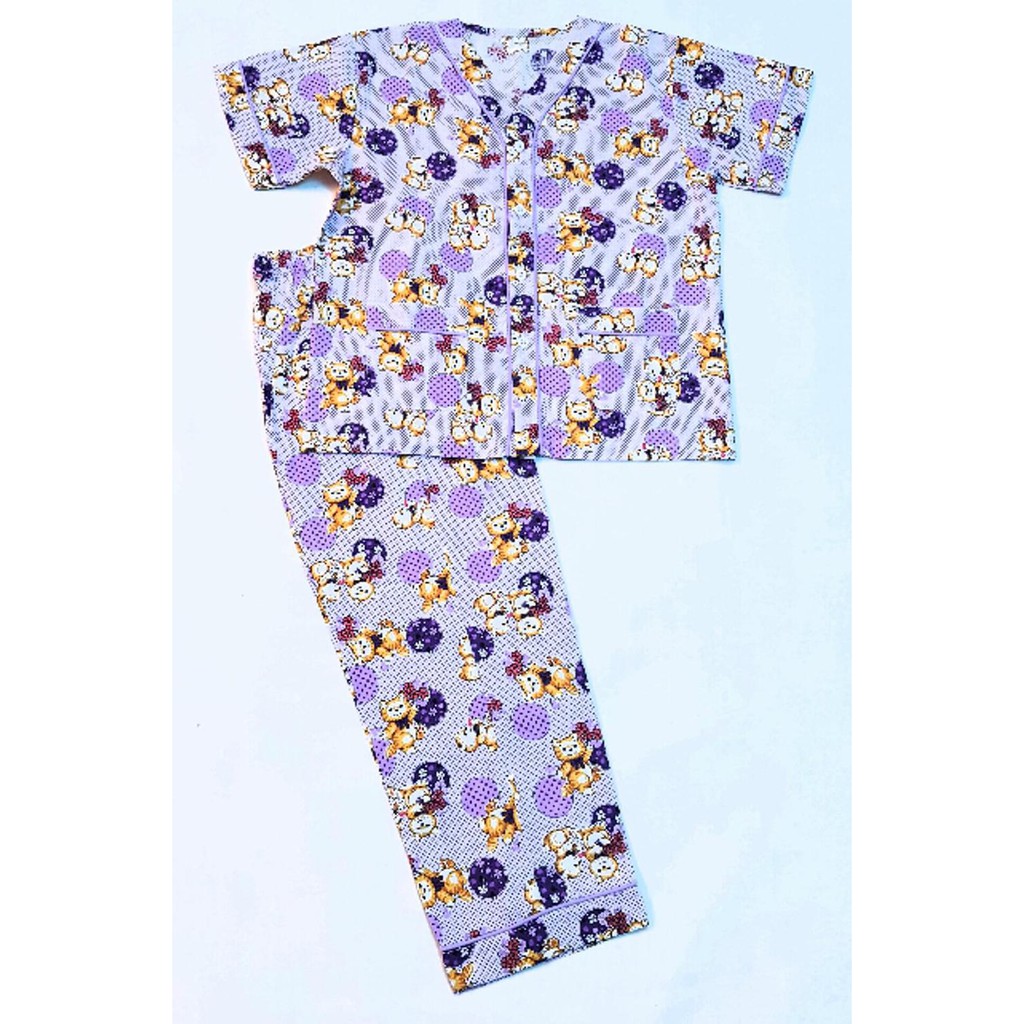 HOT BAJU TIDUR COUPLE MOM N KIDS BEAR N BALL LGN PJG CLN PJG PURPLE RECOMMENDED