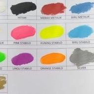 RUBBER PAINT - 
cat karet untuk ban dan sol sepatu