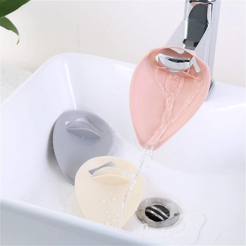 Bathroom Splash-proof Faucet Extenders with Guide Spout/ Water Saving Extension Faucet Filter/ Nozzle Tap Extender Water Purifier Filter Kitchen Tools