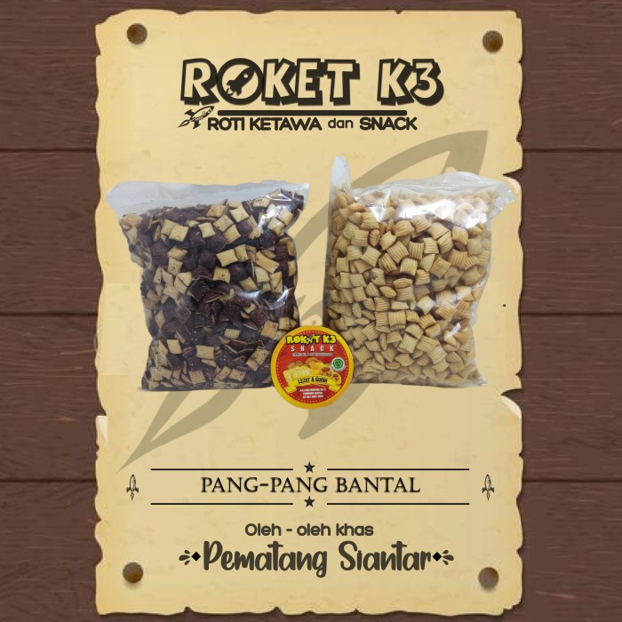 

Pang Pang Kuning / Coklat Renyah Enak Makanan Ringan Cemilan Jajanan - Kuning