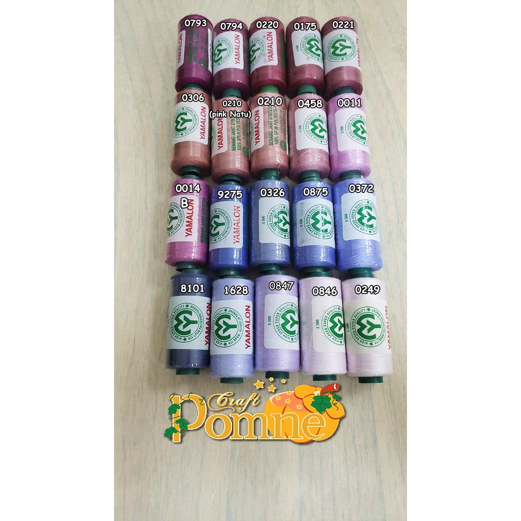 Benang Jahit/ Sewing Thread/ Yamalon/Purple 2/ 20 gr