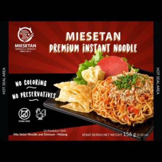 

MIE SETAN PREMIUM INSTANT NOODLE - READY STOK