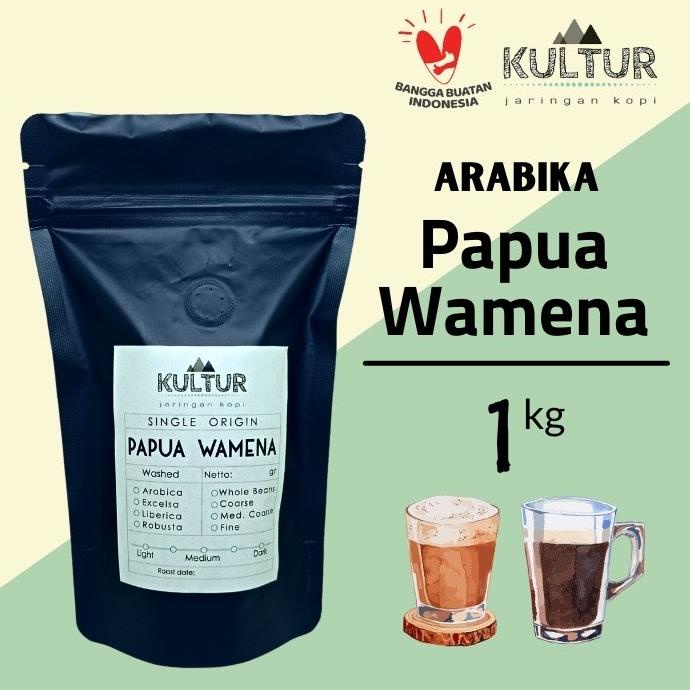 

[ COD ] COFFEE BEAN BIJI KOPI ARABIKA PAPUA WAMENA 1 KG EKSLUSIF Kode 1462